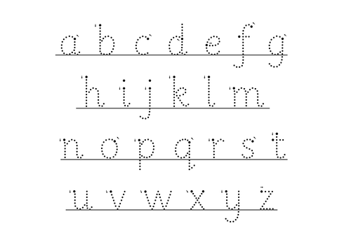 Alphabet Writing Practice | Teaching Resources