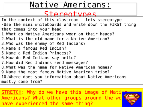 Lesson 10 - Native American minority rights USA