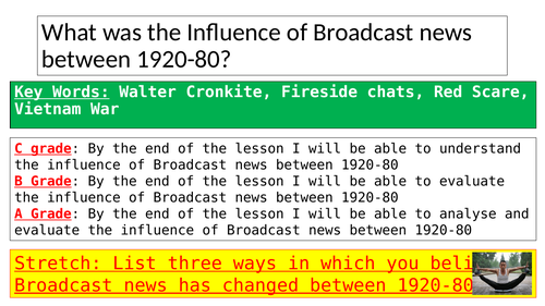 Lesson 13 - news media impact on confidence in the presidency 1960s and 70s