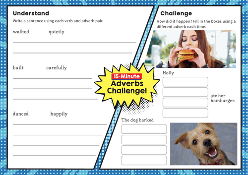 Adverbs – SPaG Challenge Mat
