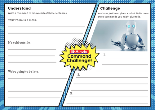 Commands - SPaG Challenge Mat