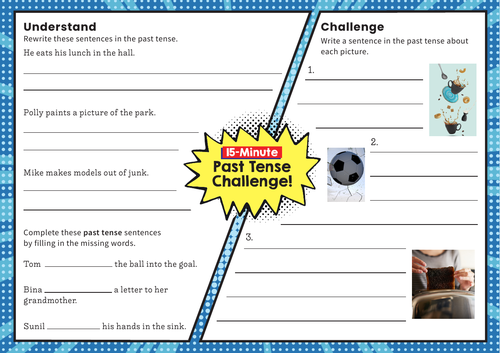 Past Tense Spag Challenge Mat