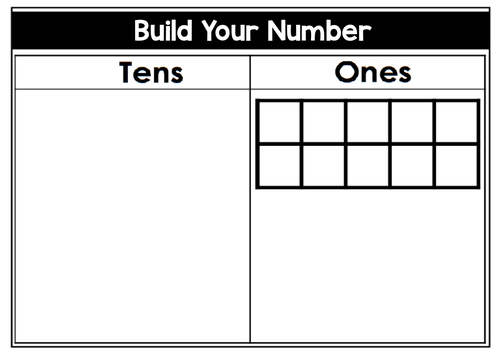 Place Value Tens and Ones Place Mat