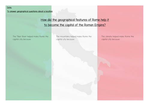 Geographical Enquiry - KS2 Romans