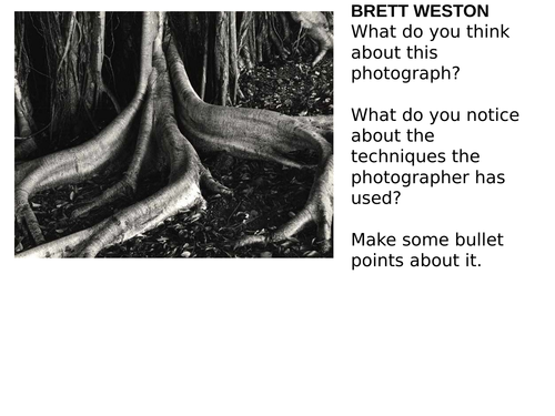 AQA GCSE Photography Resources / Starters / Activities