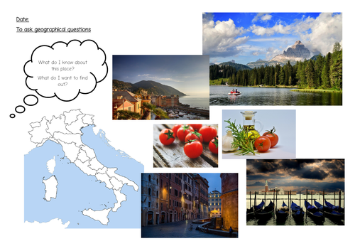 European geographical enquiry (Italy, Poland, UK, Norway)