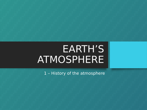 AQA GCSE Chemistry 9-1 Atmosphere .ppt