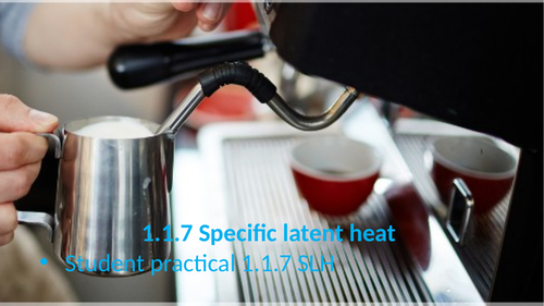 1.1.7 Specific latent heat (AQA 9-1 Synergy)