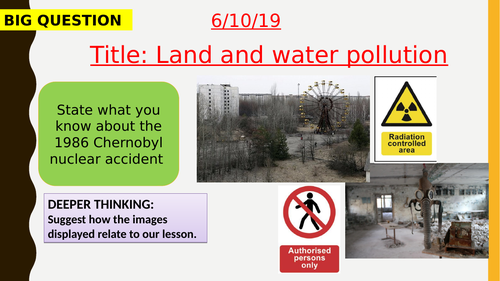 AQA new specification-Land and water pollution-B18.2