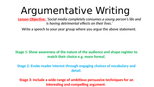 6 full lessons on persuasive and descriptive writing.