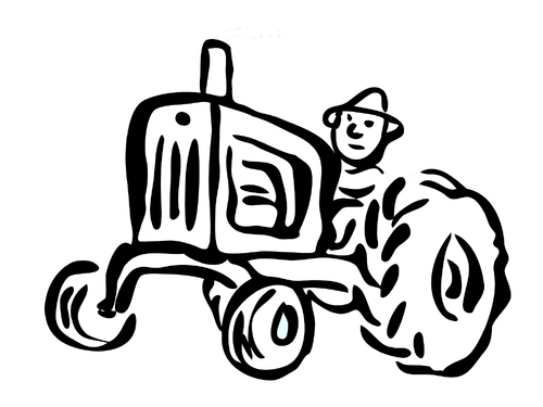 Tractor Coloring Pack