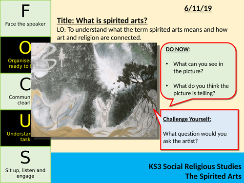 Spirited Arts Competition 2019 SOL for 'Questions, Questions'