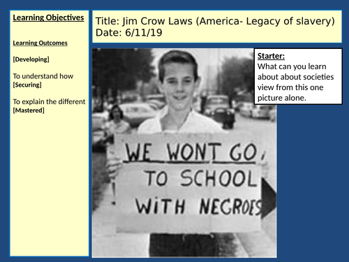 Civil Rights movements- Ks3- History