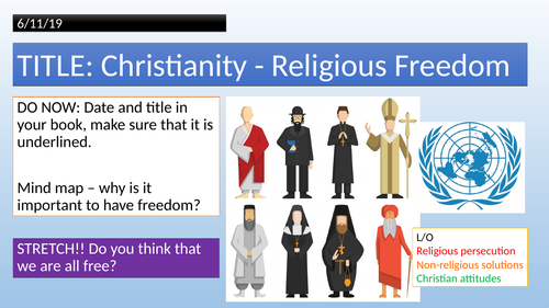 AQA RS Spec A - Christianity: Religious Freedom