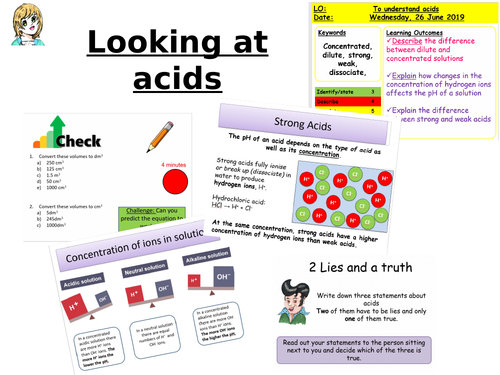 CC8b Looking at acids (Higher)