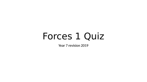 Forces multiple choice quizzes