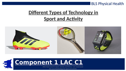 Presentation BTEC TECH AWARD in Sport, Activity and Fitness Component 1 Learning Aim C 2019 Spec