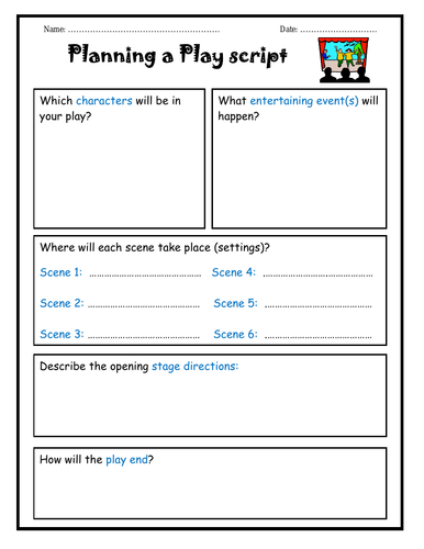 planning-a-play-script-teaching-resources