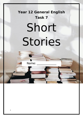 short story unit introduction