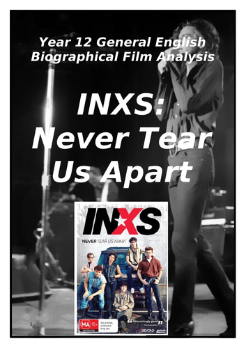 INXS Never Tear Us Apart Biopic Study