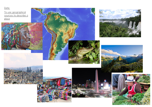 KS2 geographical enquiry South America