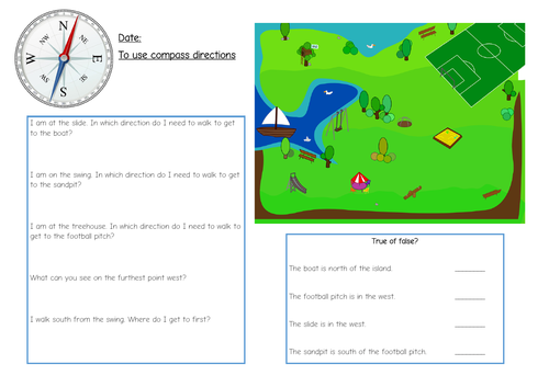 KS1 compass directions