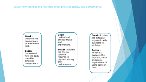 OCR H555 Presentation on Diet & Nutrition