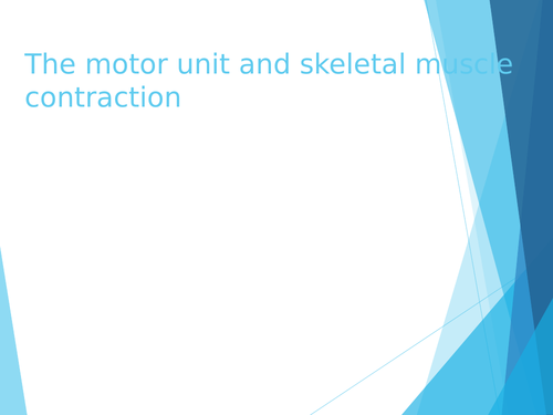 OCR H555 Presentation for Motor units