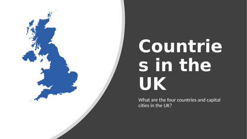 KS1 geography UK countries