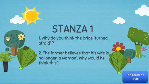 The Farmer's Bride questions