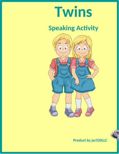 Summer Twins Speaking Activity