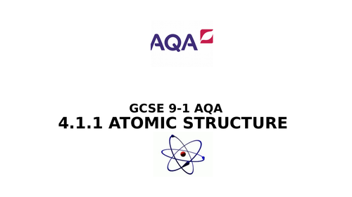 Atomic Structure for GCSE 9-1 Chemistry AQA