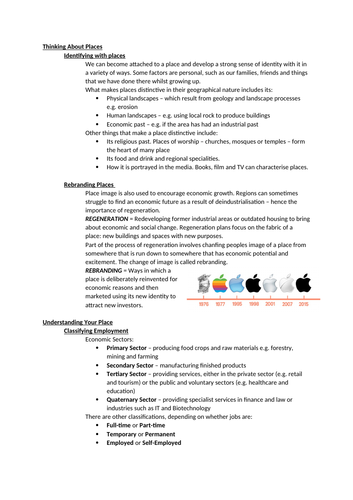 Regeneration Revision Notes
