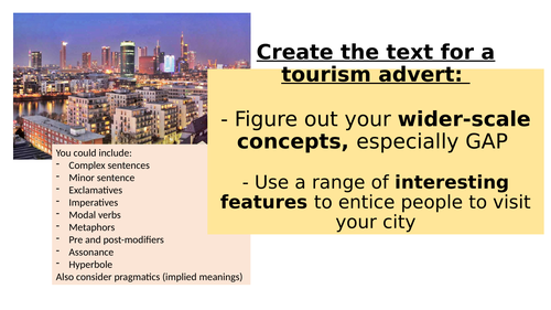 A Level Comparison Lesson (AQA English Language P1 Section A)