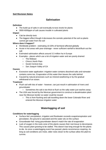 a level physical geography coursework examples