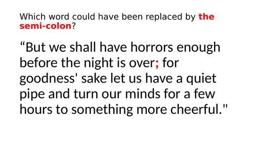 KS3, "The Adventure of the Speckled Band", Lesson 6, Defining tension, Evaluating tension