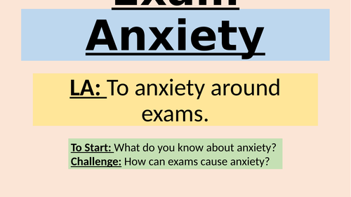 Exam Anxiety