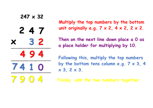 Two Digit Multiplication Lesson