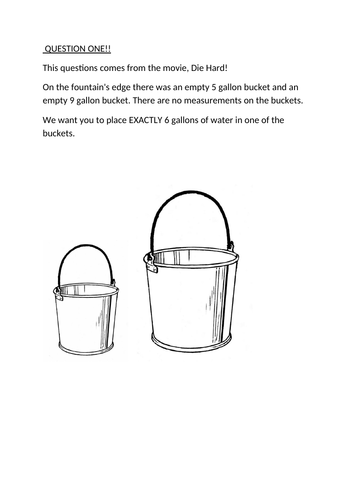 Problem Solving Puzzles