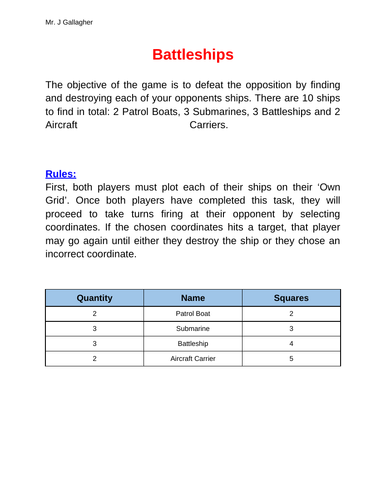 Coordinate Geometry Plotting points games