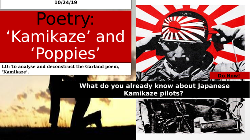AQA Power and Conflict Unit: Kamikaze and Poppies.