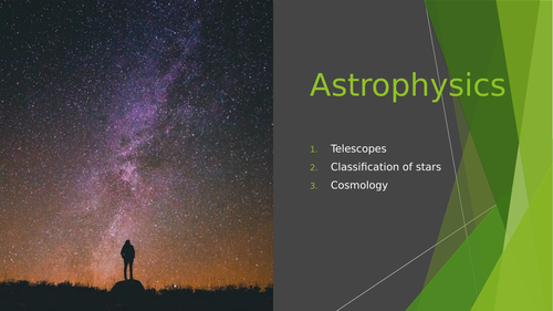 AQA A level Physics 2015+ Astrophysics teaching pack