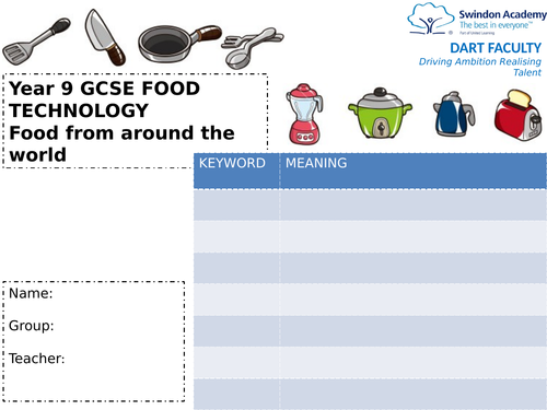 Yr9 Food Booklet + PowerPoints A Years worth! + Practicals