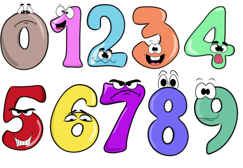 Numbers (0-9)- Cliparts Creator Kit- For Personal or Commercial Use