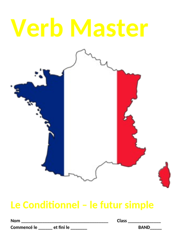 French Verb Master starters with answers, study helps and AFL