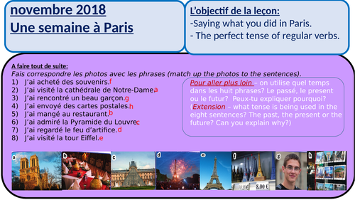 Studio 2 Rouge -  Module 2 - Une semaine à Paris - Lessons one and two