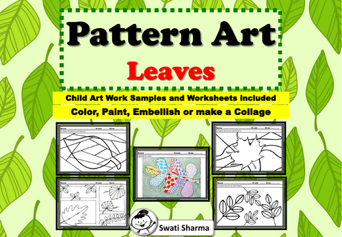 Spring, Fall Art Project Pattern/Pop Art Leaves