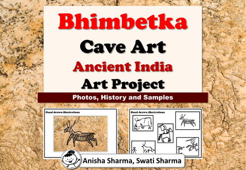 Bhimbetka Cave Art Paintings, Art Project from Ancient India