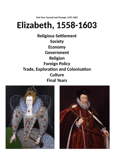 primary homework help elizabeth i