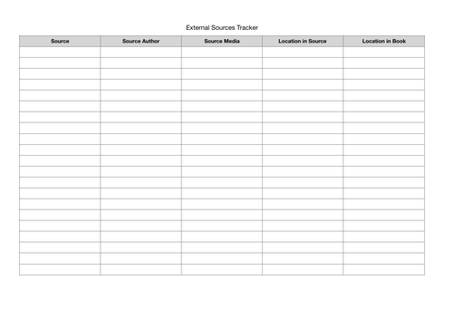 External source tracker for further reading